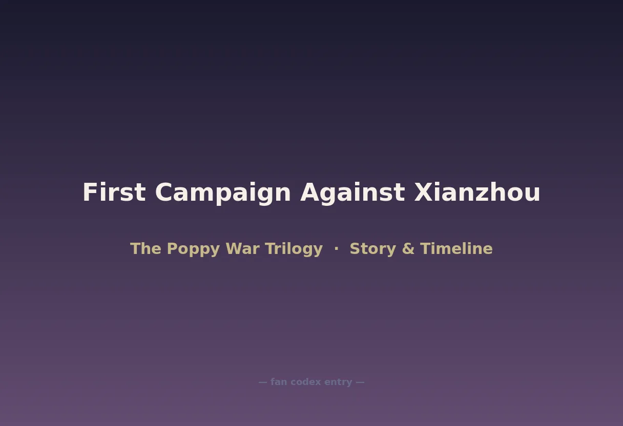 First Campaign Against Xianzhou