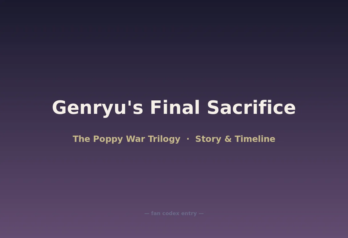 Genryu's Final Sacrifice
