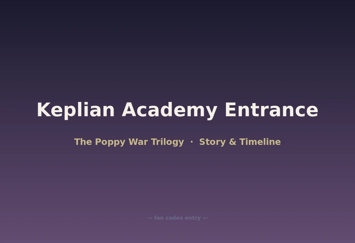Keplian Academy Entrance