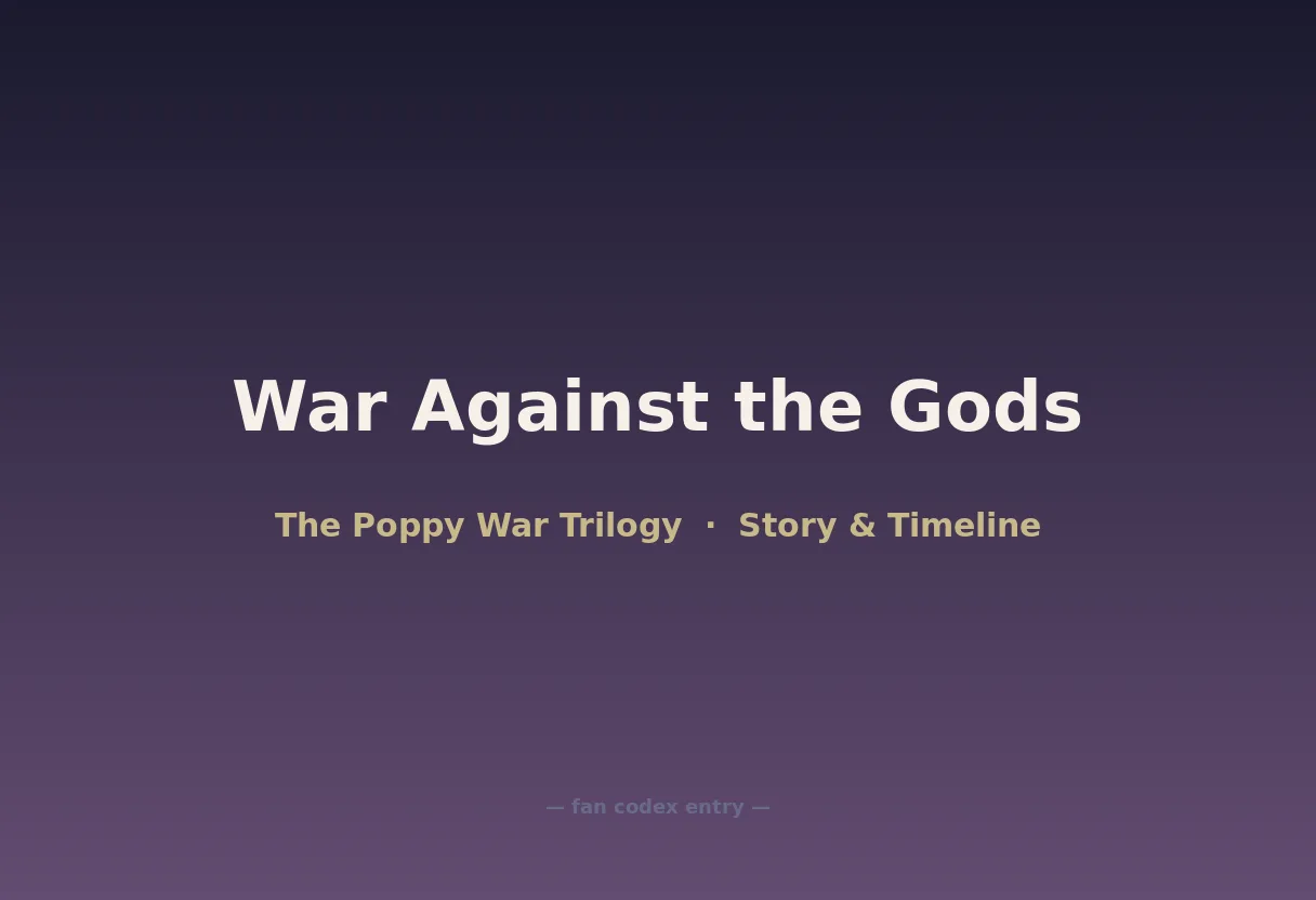 War Against the Gods
